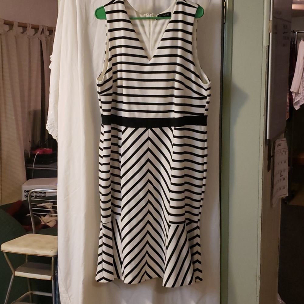 Striped thick dress